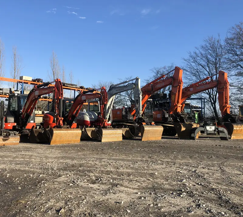 Grues de terrassement